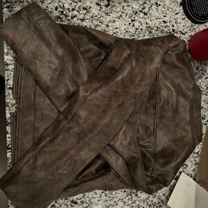 Lioness Brown Leather Jacket